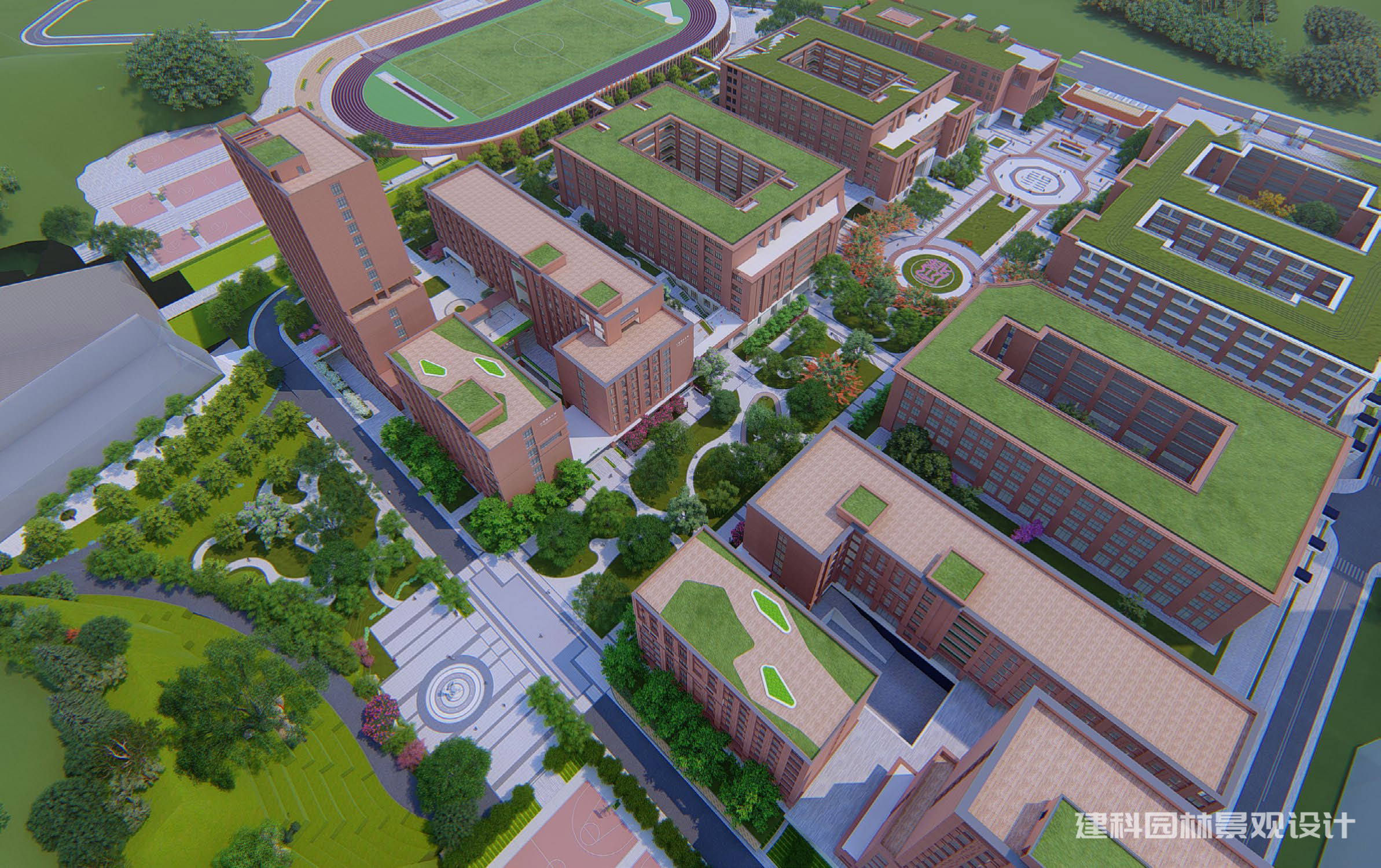 環(huán)境育人理念下的中學(xué)校園景觀設(shè)計(jì)策略