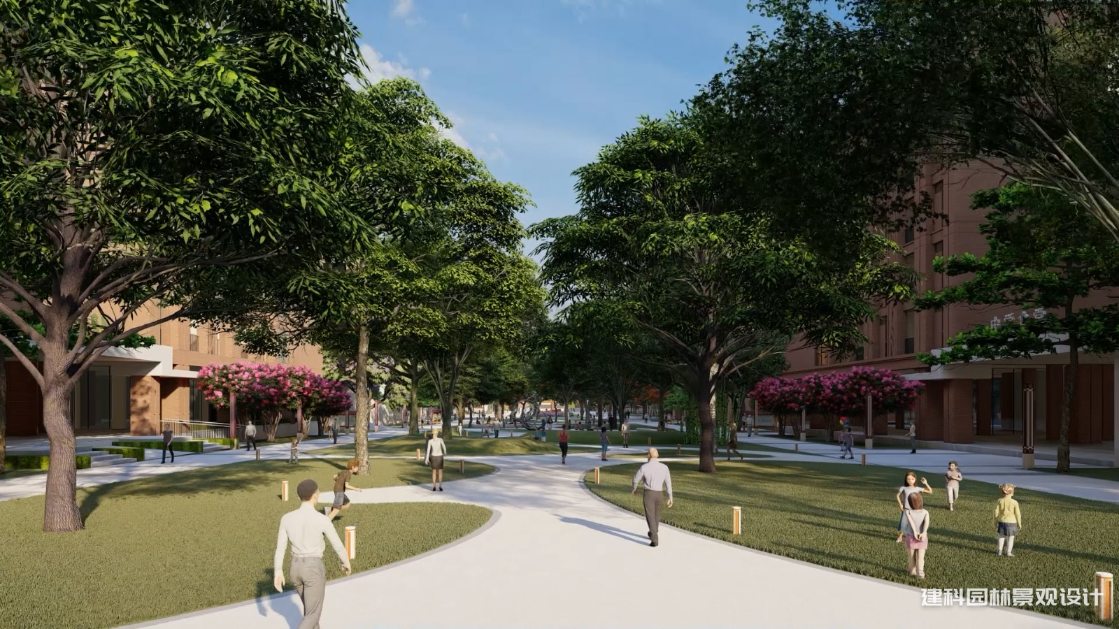 學(xué)校綠地改造設(shè)計(jì)的總體布局與功能分區(qū)